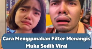 Cara Menggunakan Filter Menangis Muka Sedih Viral di Instagram dan TikTok