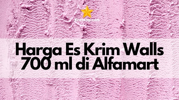 Harga Es Krim Walls 700 ml di Alfamart